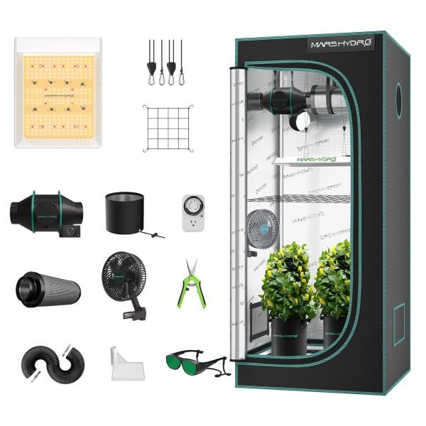 MARS HYDRO(マーズハイドロ) TS-600 2台セット Mars Hydro TS600 Complete Grow Tent Kits - Mars Hydro AU