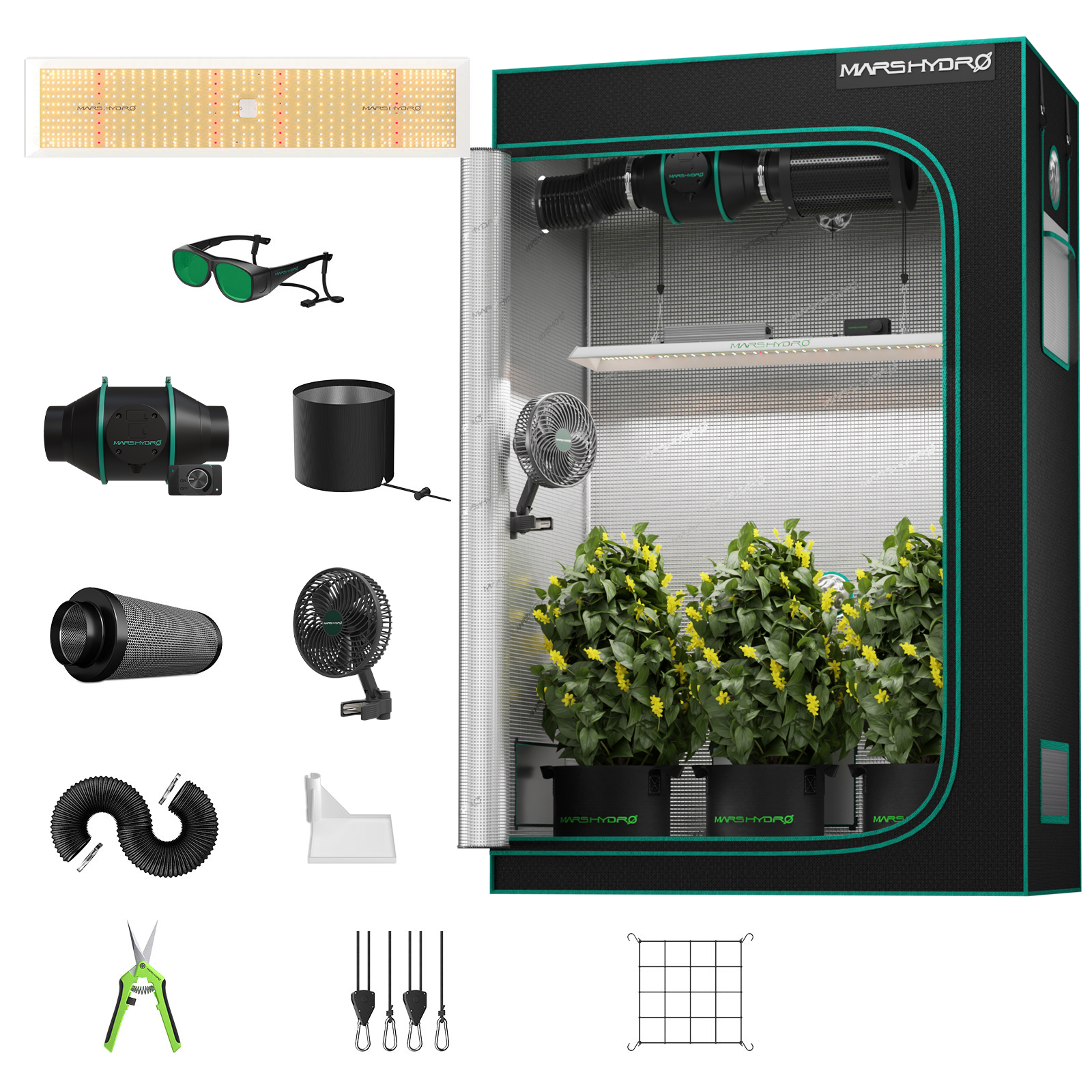 TSL2000 GROW TENT KITS WITH SAMRT DIMMER