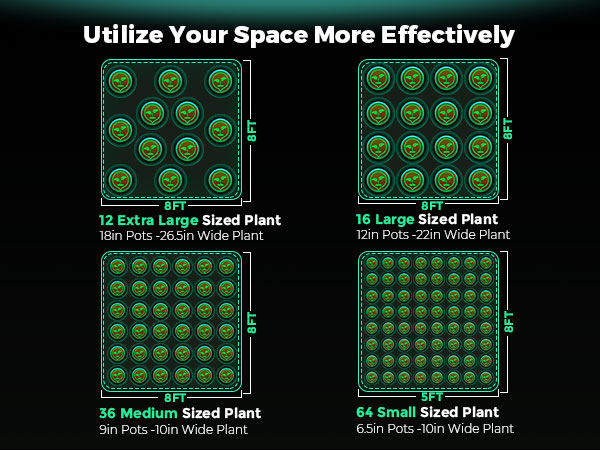 7.240x240x200cm grow tent utilize your space more effectively
