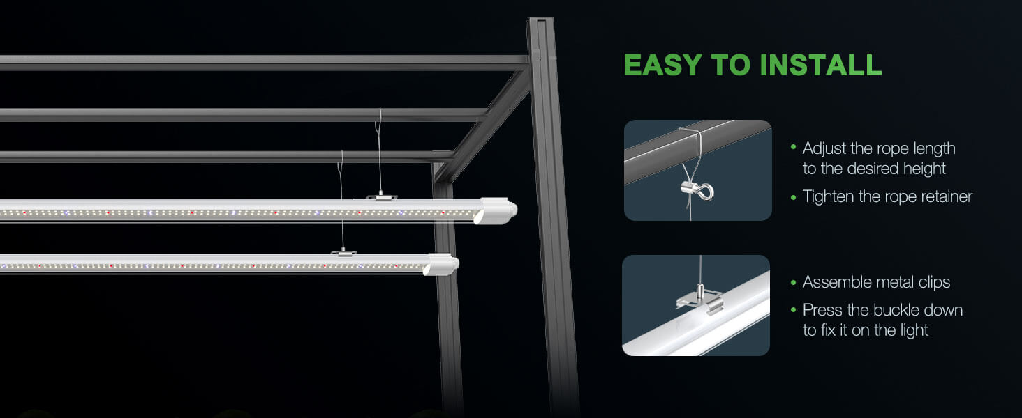 Mars-Hydro-VG80-LED-Grow-Lights-For-Seedling-Vegetative-Cloning-easy-installation