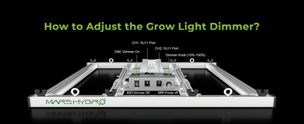 5mars hydro FC-E3000 LED grow light adjust dimmer