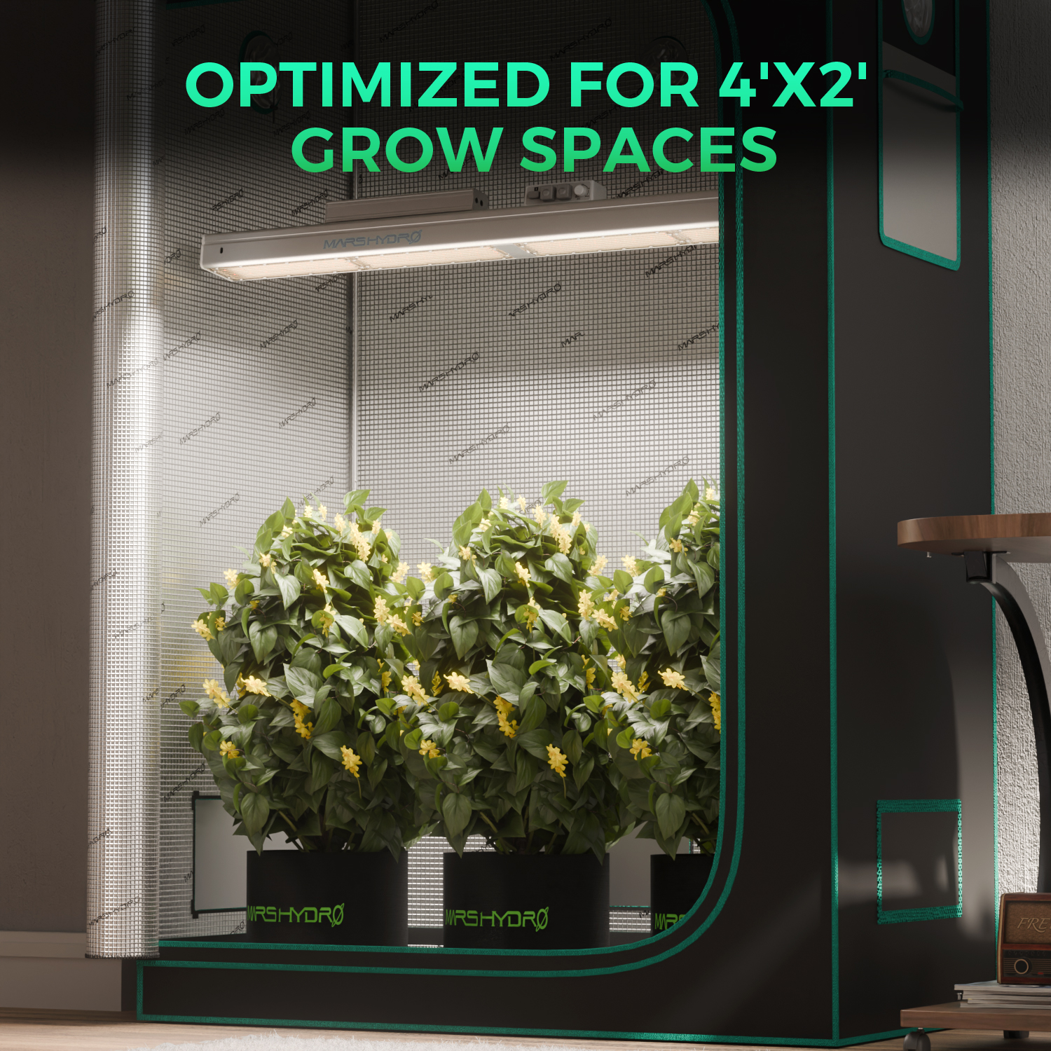 Mars Hydro NEW SP 3000 LED Lights for 120x60cm Grow Area - Mars 