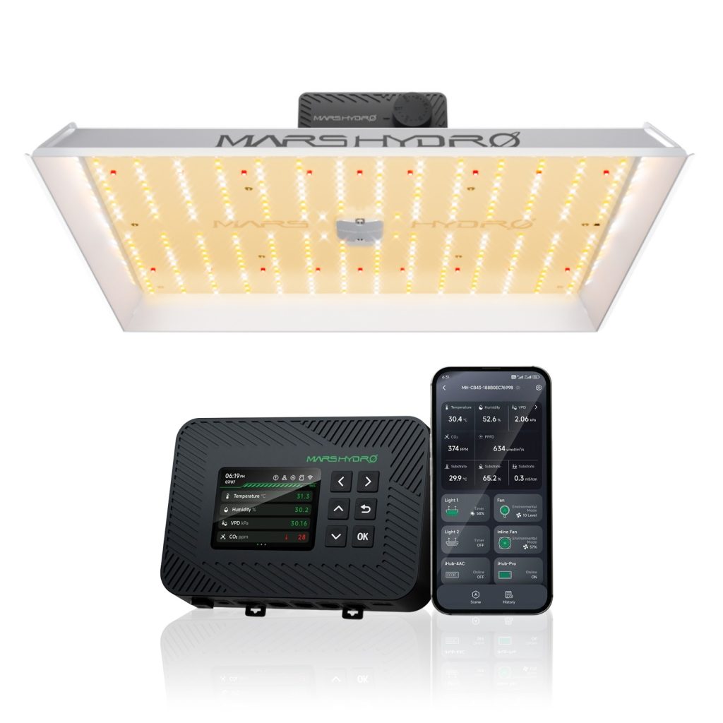 TS1000 150W LED Grow Light with iControl Smart Controller- Mars