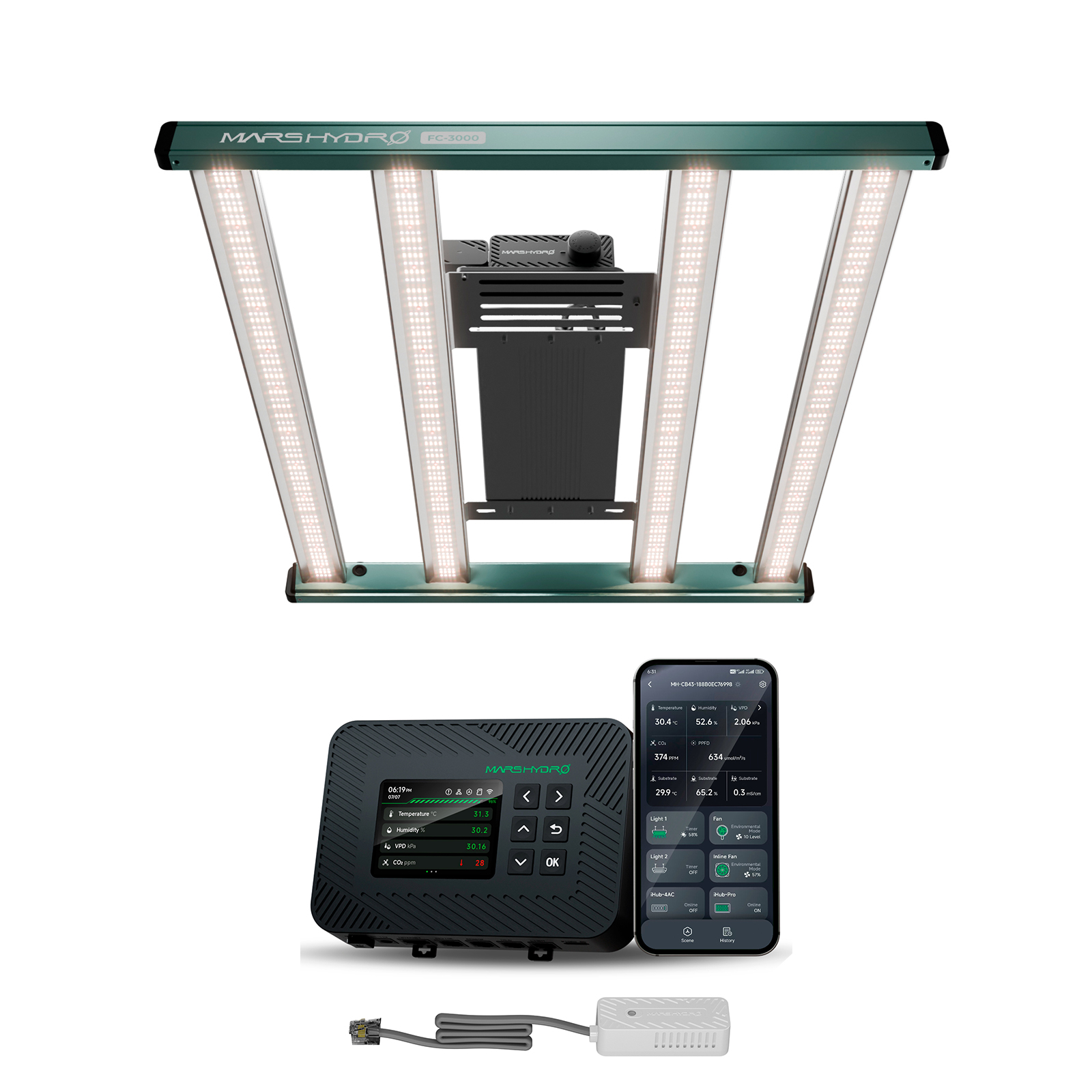 FC3000 with icontrol controller Mars hydro FC3000 with icontrol smart controller