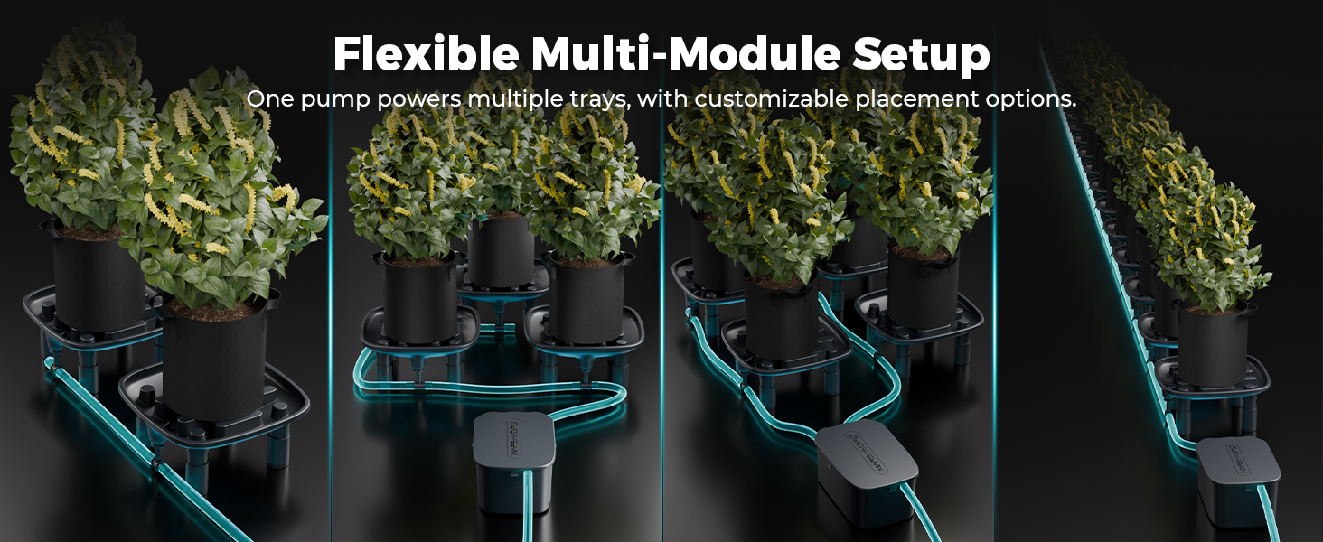 mars-hydro-auto-drainage system-flexible-setup