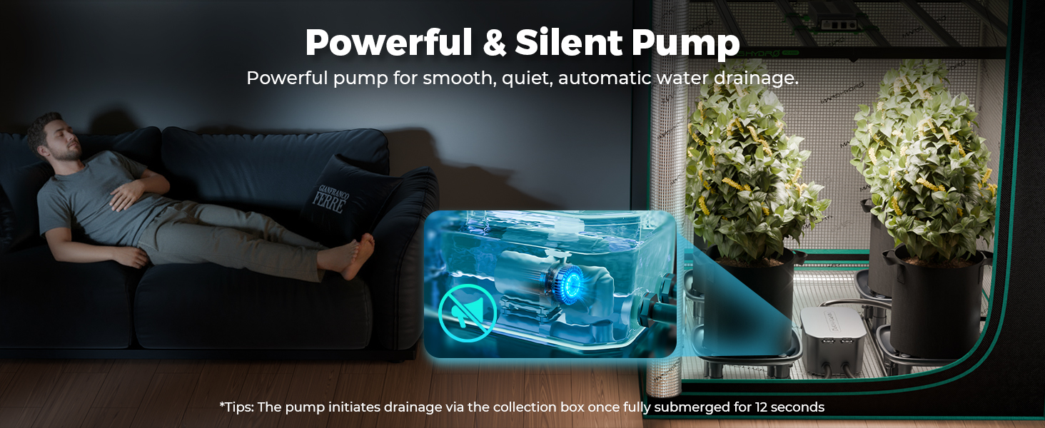 mars-hydro-auto-drainage system-with-power-pump