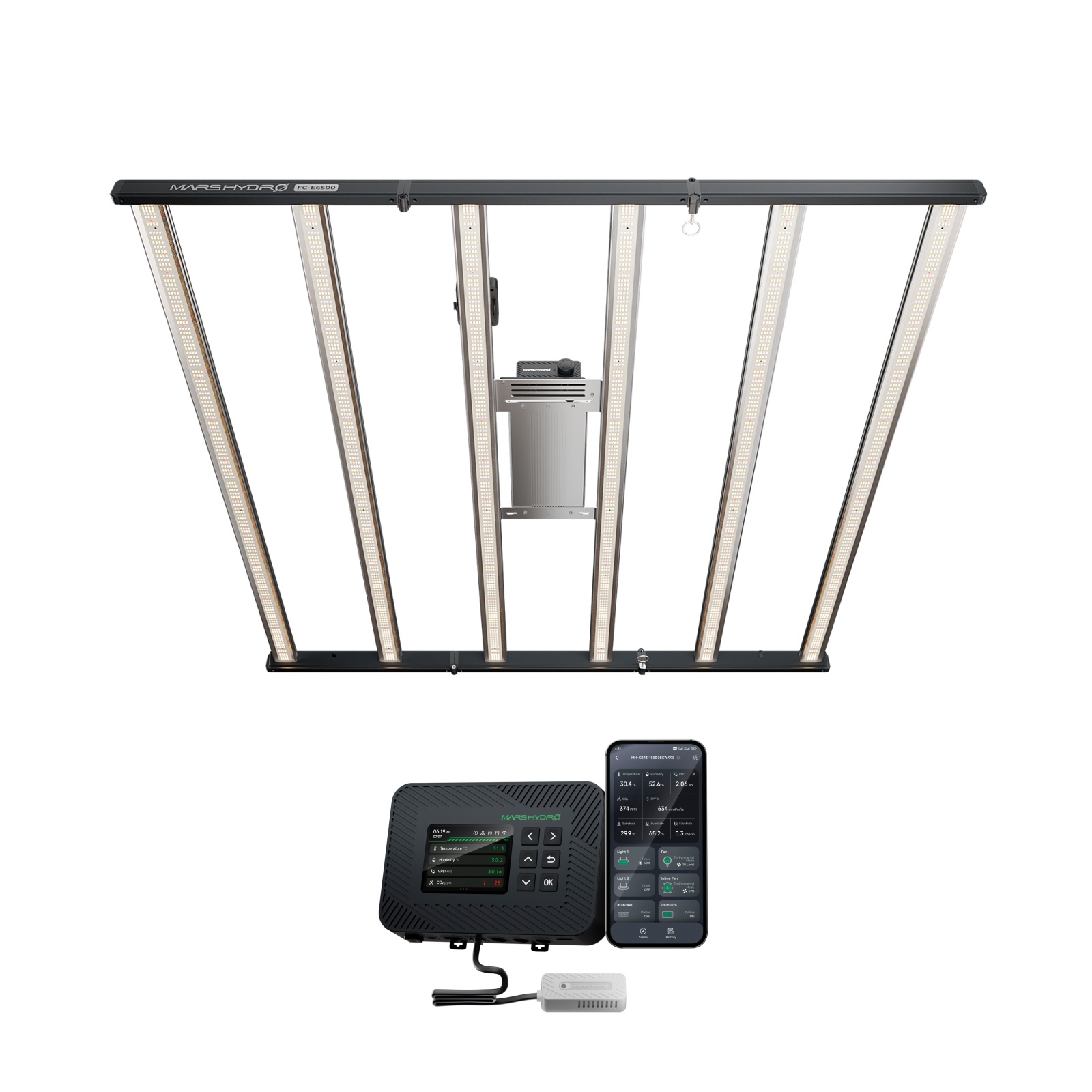 Mars Hydro FC-E6500 Led grow lights with Controller Mars Hydro FC-E6500 Led grow lights with Controller